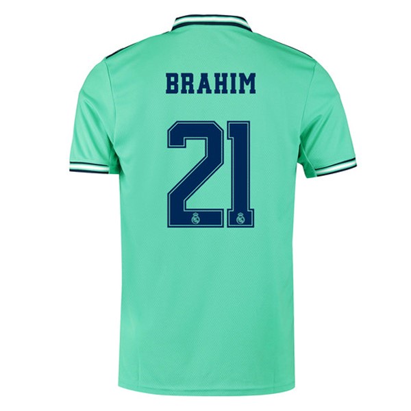 Camiseta Real Madrid NO.21 Brahim 3ª 2019-2020 Verde